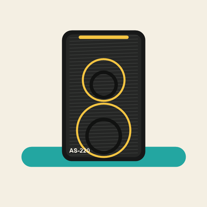 Parlante Bluetooth portatil AS-220